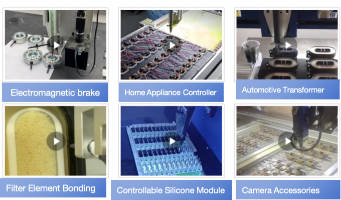 Daheng PGV-501 Distributeur de pr&eacute;cision m&eacute;lange automatique adh&eacute;sifs &agrave; double durcissement + syst&egrave;me de capture de vision 20MP 2