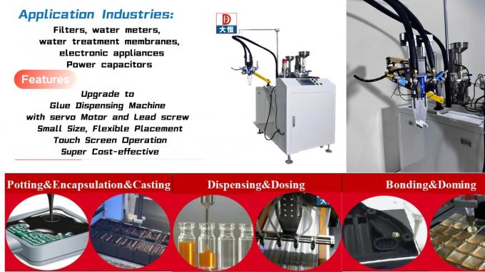 Machine de m&eacute;lange de colle &eacute;poxy Ab semi-automatique professionnelle 0