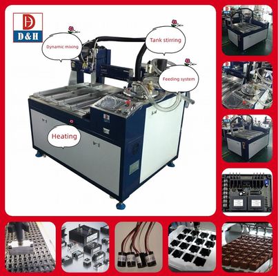 Robot de distribution d'adhésif pour composé de mise en pot à haute température
