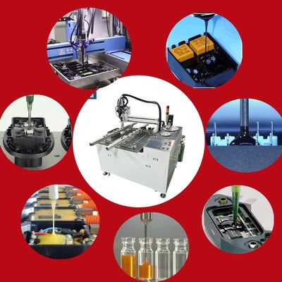 Machine de mélange et de distribution de 2 pièces Machine électronique de mise en pot