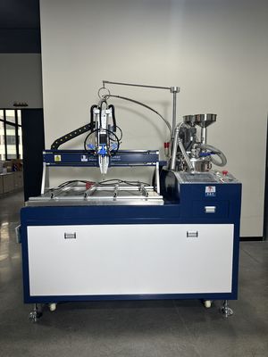 Machine automatique d'injection de résine époxy avec distributeur de colle à trois axes et tampon d'autocollant d'étiquette de puissance de 2 kW